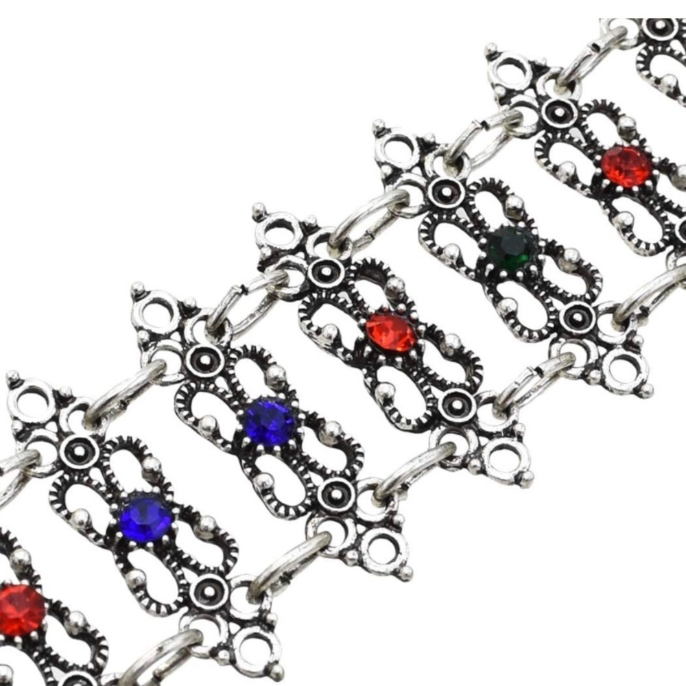 New Rave Festival Belly Chain Body Jewelry Belt Chain NWT - Picture 4 of 7